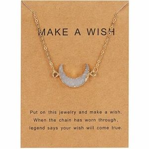 SPIRIT Crescent Moon Wishing Necklace 🌙